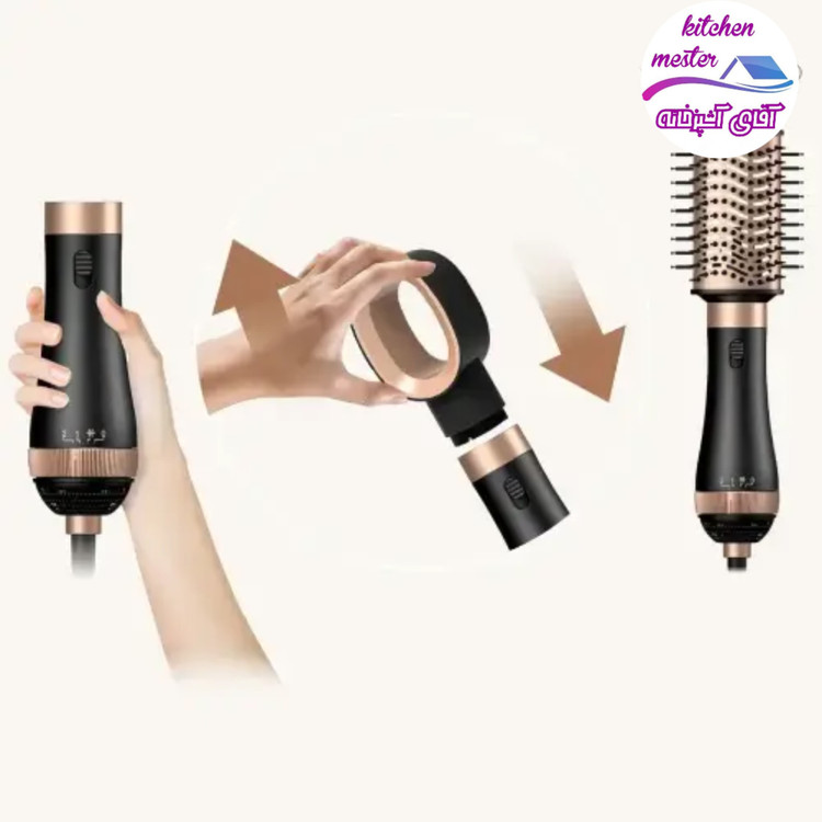 سشوار برس دار چرخشی لکسیکال مدل LAS-5204