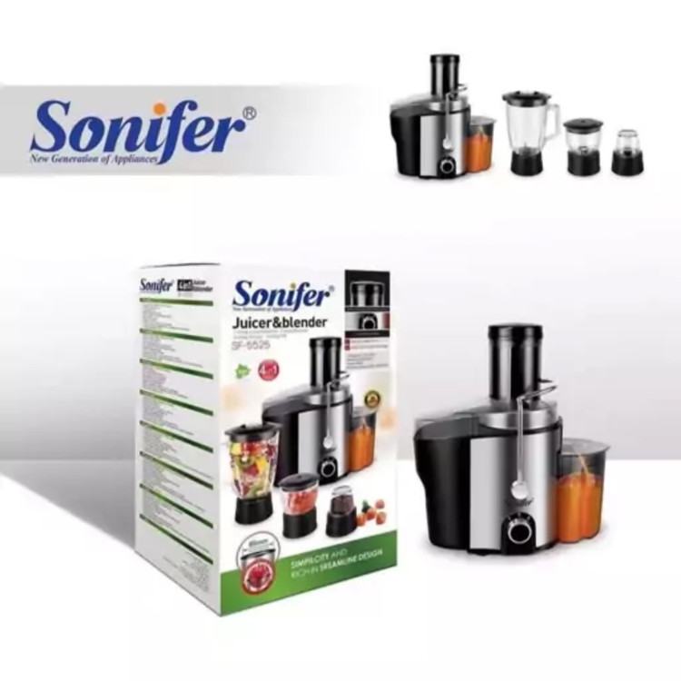 آبمیوهگیری ۴ کاره سونیفر مدل SF-5525