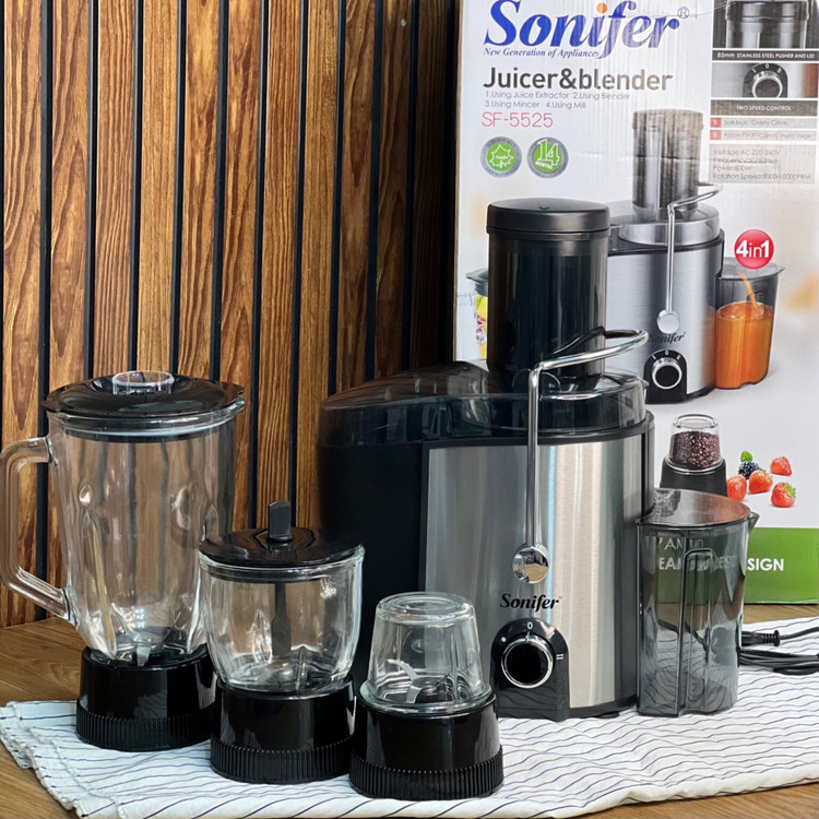 آبمیوهگیری ۴ کاره سونیفر مدل SF-5525