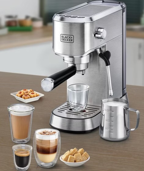 قهوه ساز بلک اند دکر BLACK+DECKER مدل ECM150-B5