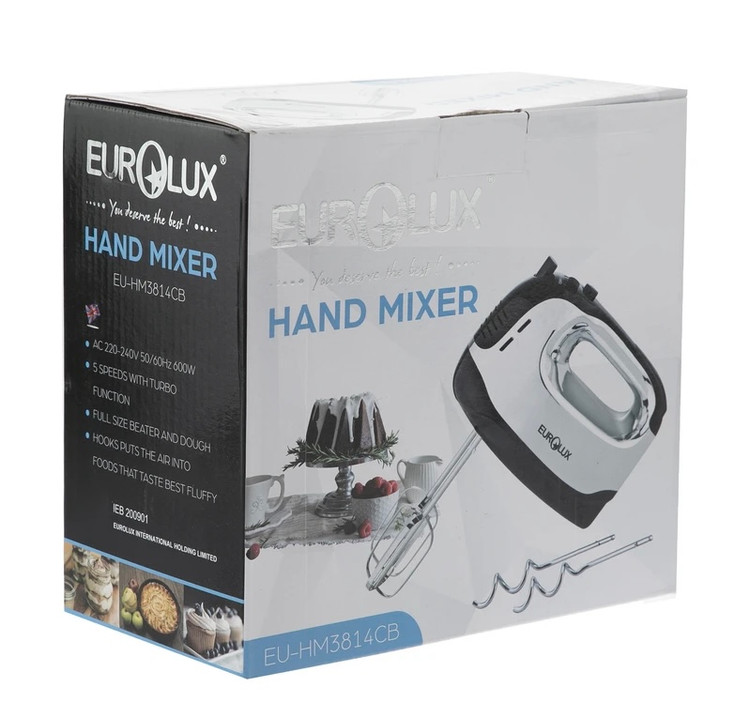 همزن برقی یورولوکس EUROLUX مدل EU-HM3814DSB
