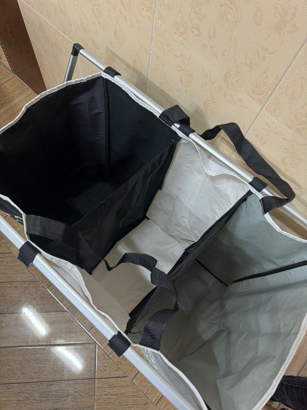 لاندری باکس و سبد لباس ۳ خانه تاشو