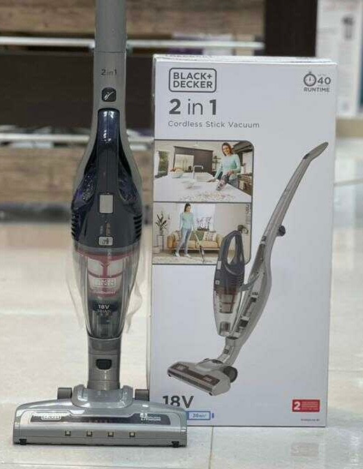 جارو شارژی بلک+دکر BLACK+DECKER مدل SVB-520JW-B5