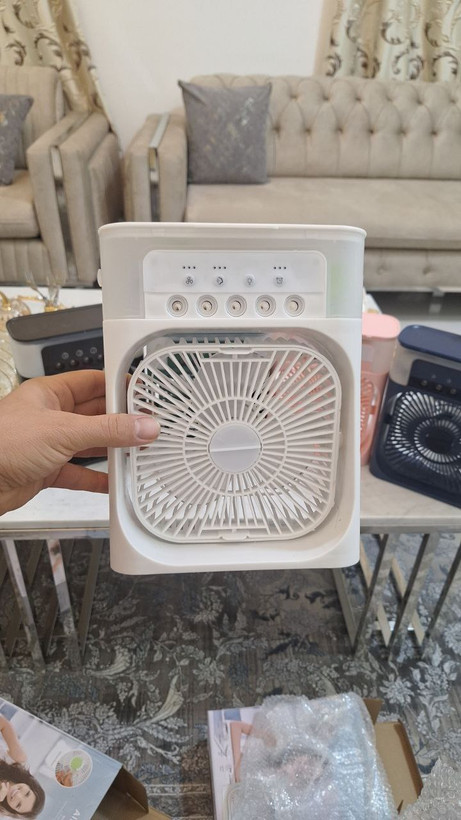 پنکه شارژی مه پاش دسته چرم