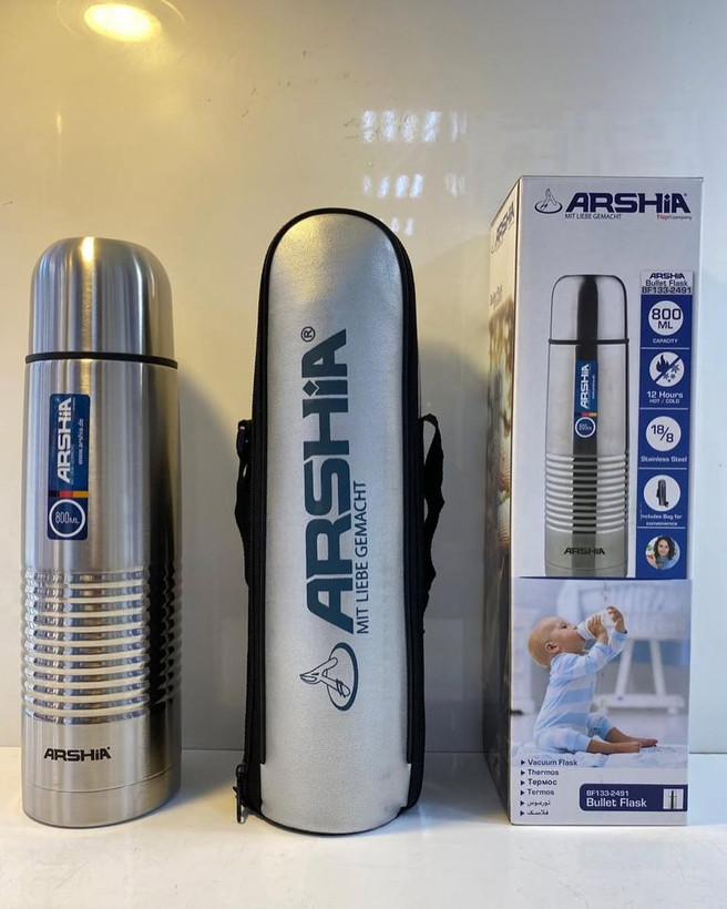 فلاسک مسافرتی 800 میلی لیتری عرشیا Arshia مدل BF133-2491