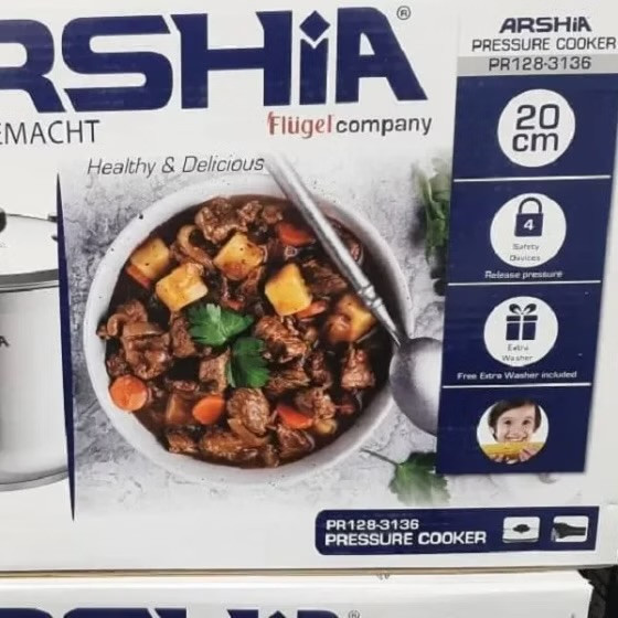 زودپز استیل 3.8 لیتری عرشیا ARSHIA مدل3136
