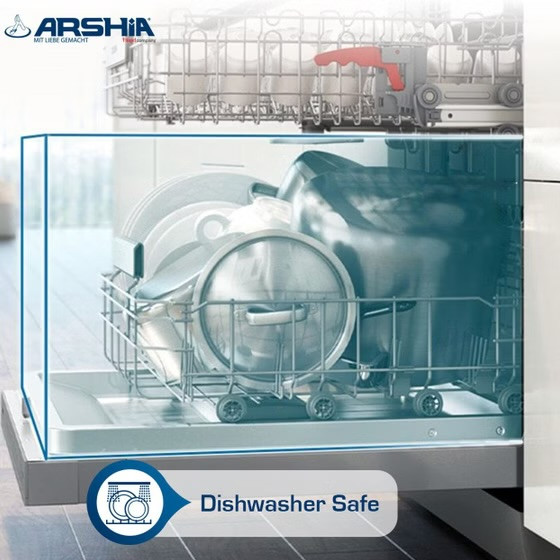 سرویس قابلمه 9 پارچه استیل کف لیزری عرشیا ARSHIA مدل SS050-3543