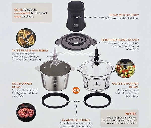 خردکن نوتریکوک NUTRICOOK مدل CH6000