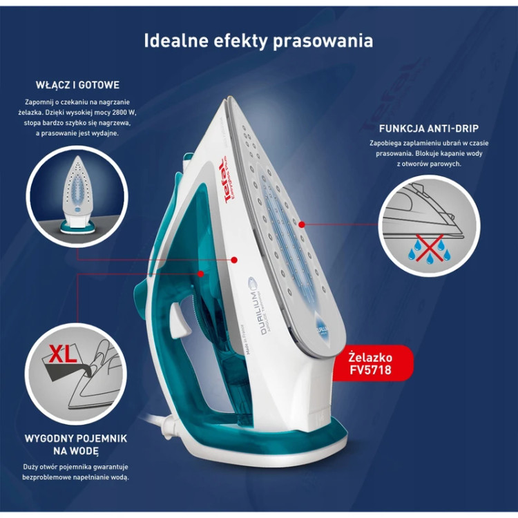اتو بخار تفال TEFAL مدل FV5718