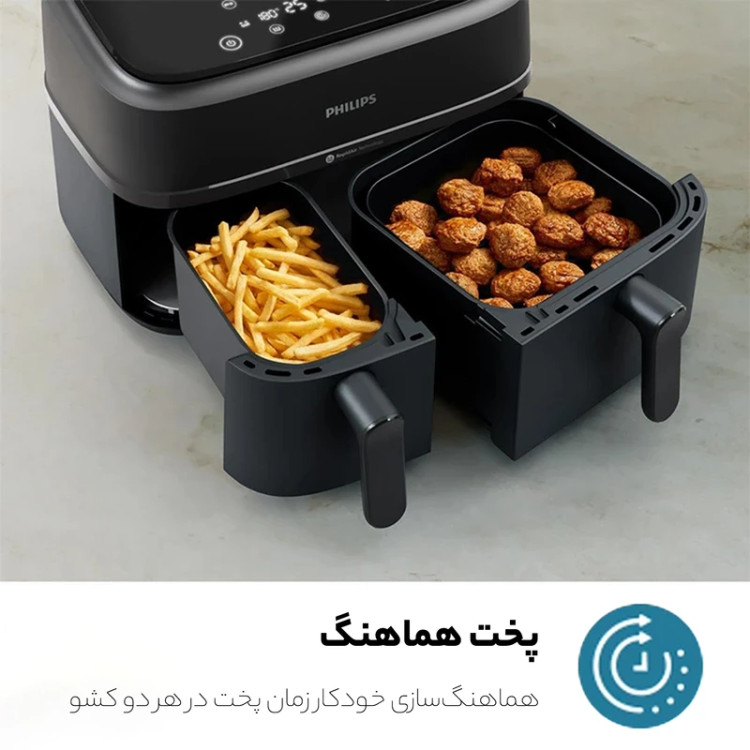 سرخ کن بدون روغن دوقلو فیلیپس PHILIPS مدل NA350