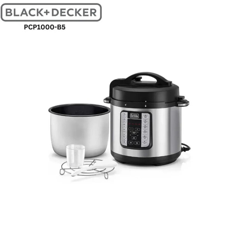 زودپز برقی 6 لیتری بلک اند دکر BLACK+DECKER مدل PCP1000-B5