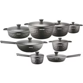 سرویس قابلمه گرانیت 16 تیکه عرشیا ARSHIA مدل CO110 - 3301