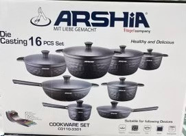سرویس قابلمه گرانیت 16 تیکه عرشیا ARSHIA مدل CO110 - 3301