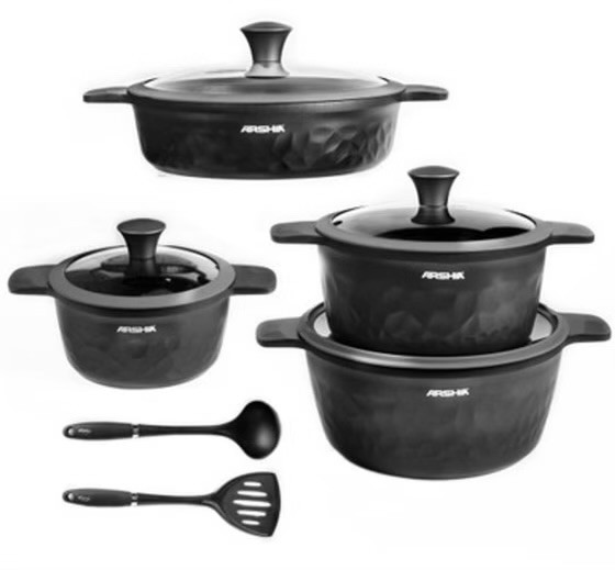 سرویس قابلمه گرانیتی 8 تیکه عرشیا ARSHIA مدل 3009