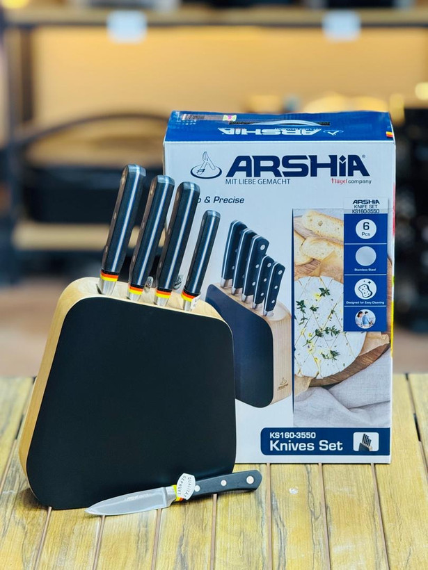 سرویس چاقو 6تیکه عرشیا ARSHIA مدل 3550