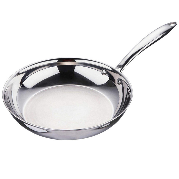 ماهی تابه استیل تک دسته بدون درب سایز 26 عرشیا Arshia مدل SS160 - 3566
