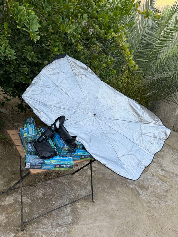 آفتابگیر خودرو مدل چتری