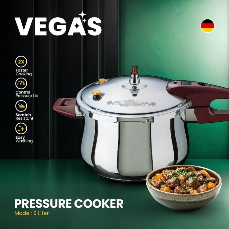 زودپز رو گازی 9 لیتری وگاس VEGAS مدل L