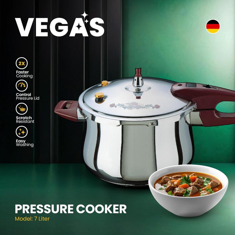 زودپز رو گازی 7 لیتری وگاس VEGAS مدل L
