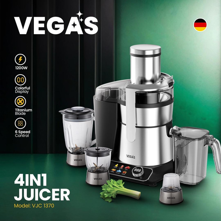 آبمیوه گیری چندکاره وگاس VEGAS مدل VJC-1370