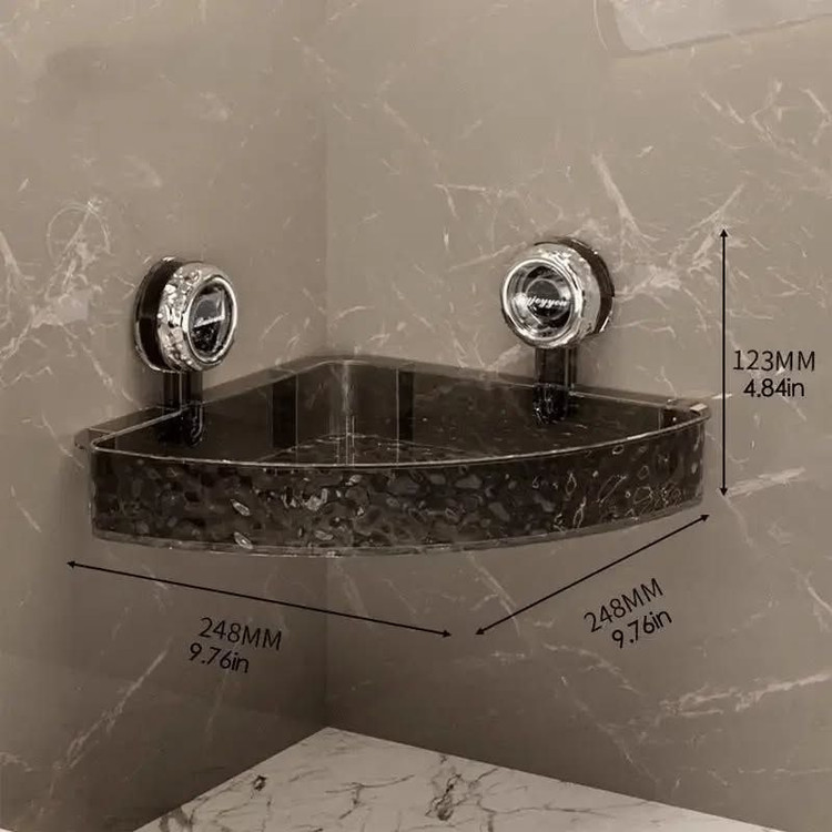 نظم دهنده یک عددی وسایل (شلف) حمام اکرولیک مثلثی