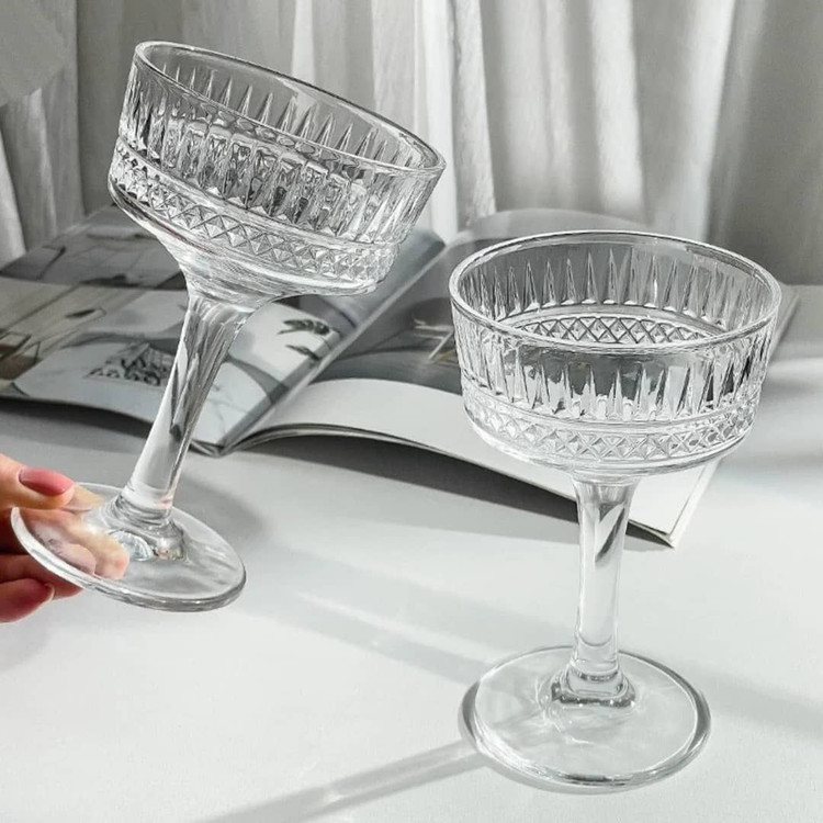 بستنی خوری پایه بلند و پایه کوتاه طرح الیسا محصول DELI GLASS
