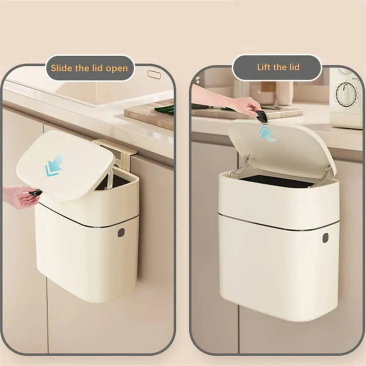 سطل کابینتی درب تاشو