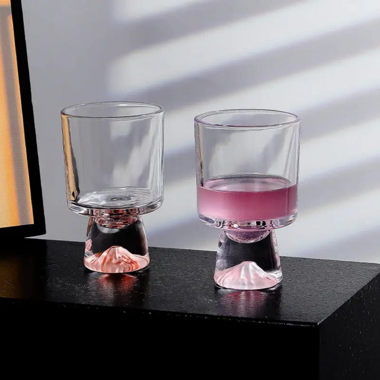 دسرخوری پایه دار برند DELI GLASS در سه طرح