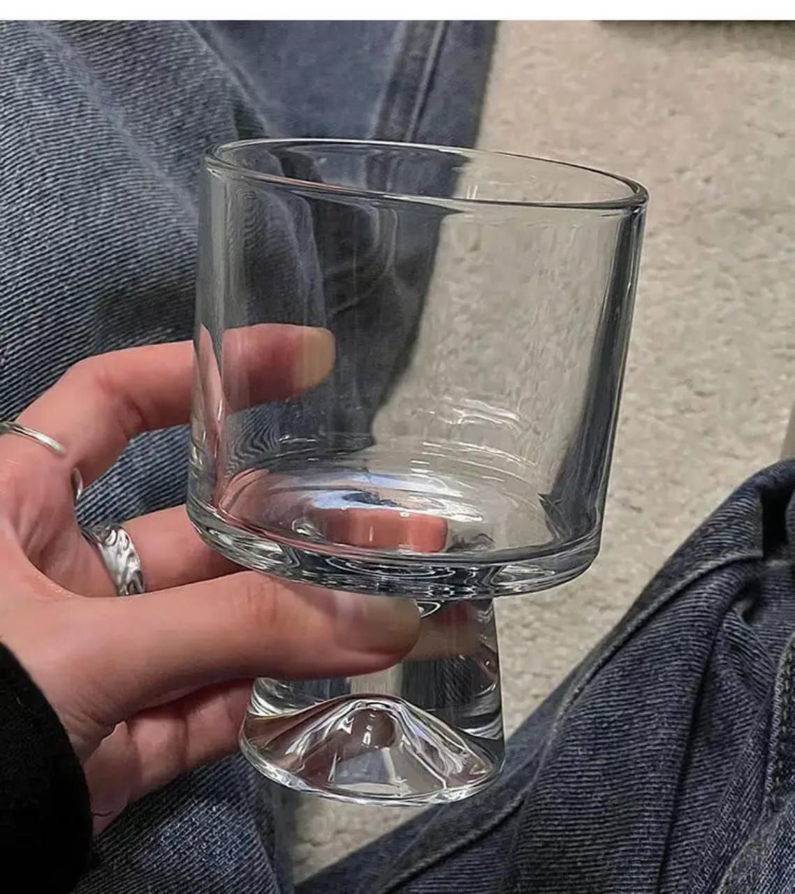 دسرخوری پایه دار برند DELI GLASS در سه طرح