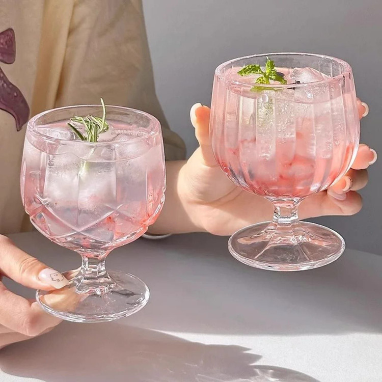 دسر خوری پایه دار کریستال برند DELI GLASS