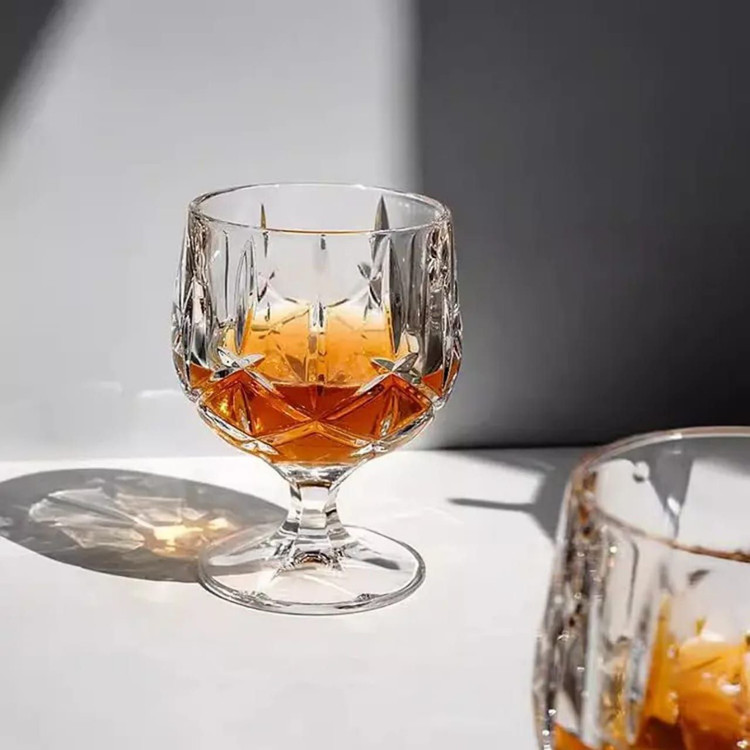 دسر خوری پایه دار کریستال برند DELI GLASS