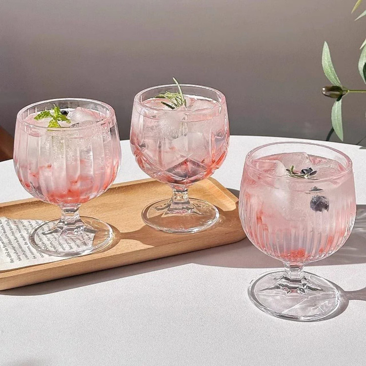 دسر خوری پایه دار کریستال برند DELI GLASS