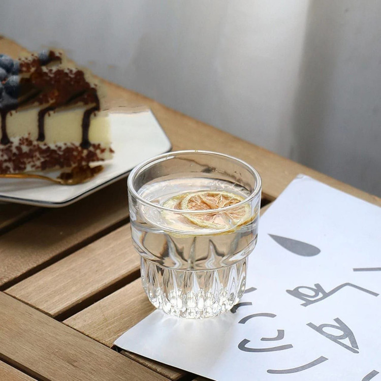 لیوان و نیم لیوان دو طبقه برند DELI GLASS