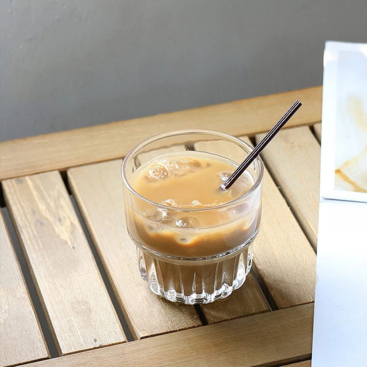 لیوان و نیم لیوان دو طبقه برند DELI GLASS
