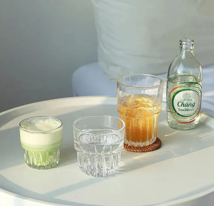 لیوان و نیم لیوان دو طبقه برند DELI GLASS