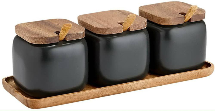 جا ادویه چینی قاشق دار۳ عددی