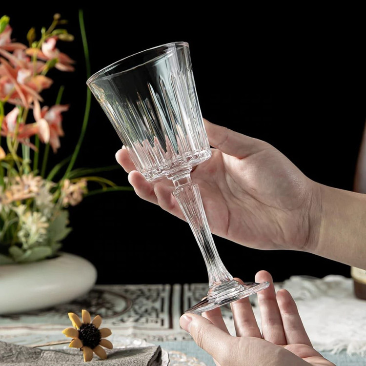 گیلاس خوری تراش دار ۶ عددی DELI GLASS