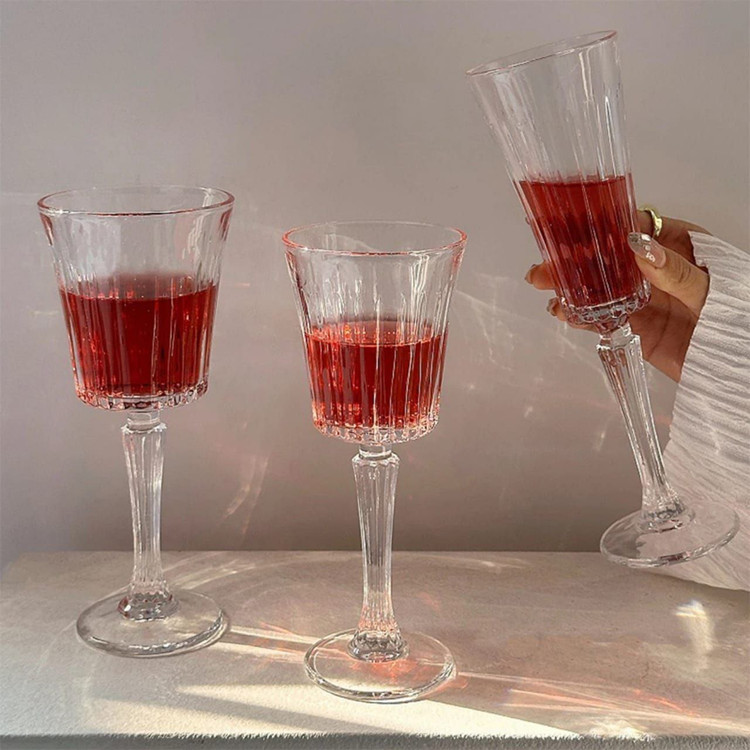گیلاس خوری تراش دار ۶ عددی DELI GLASS