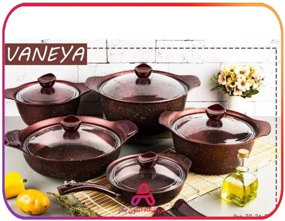 سرویس قابلمه گرانیتی وانیا 10 پارچه ماهان