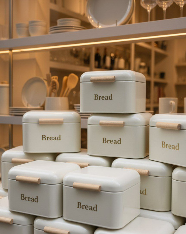 جانونی فلزی دسته بامبو bread