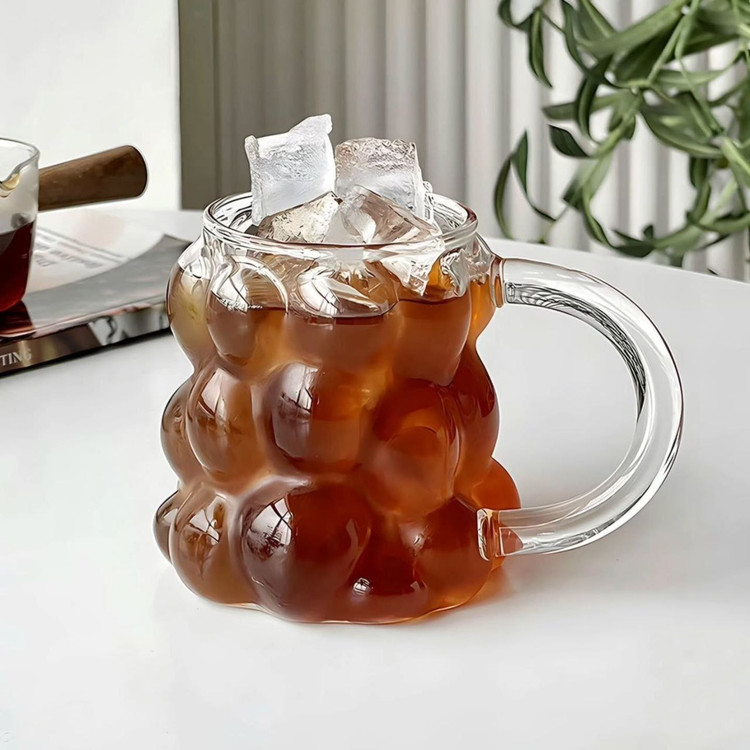 لیوان اسموتی حبابی bubble