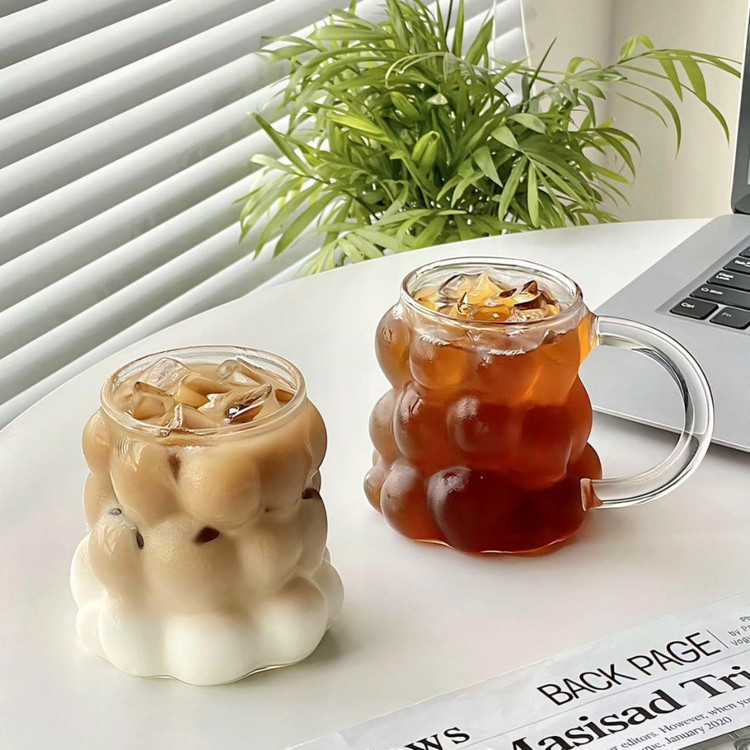 لیوان اسموتی حبابی bubble