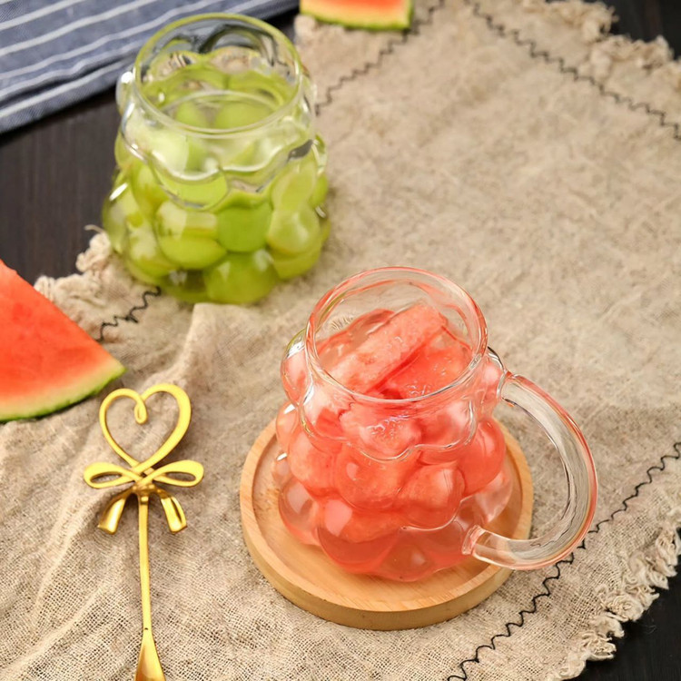 لیوان اسموتی حبابی bubble
