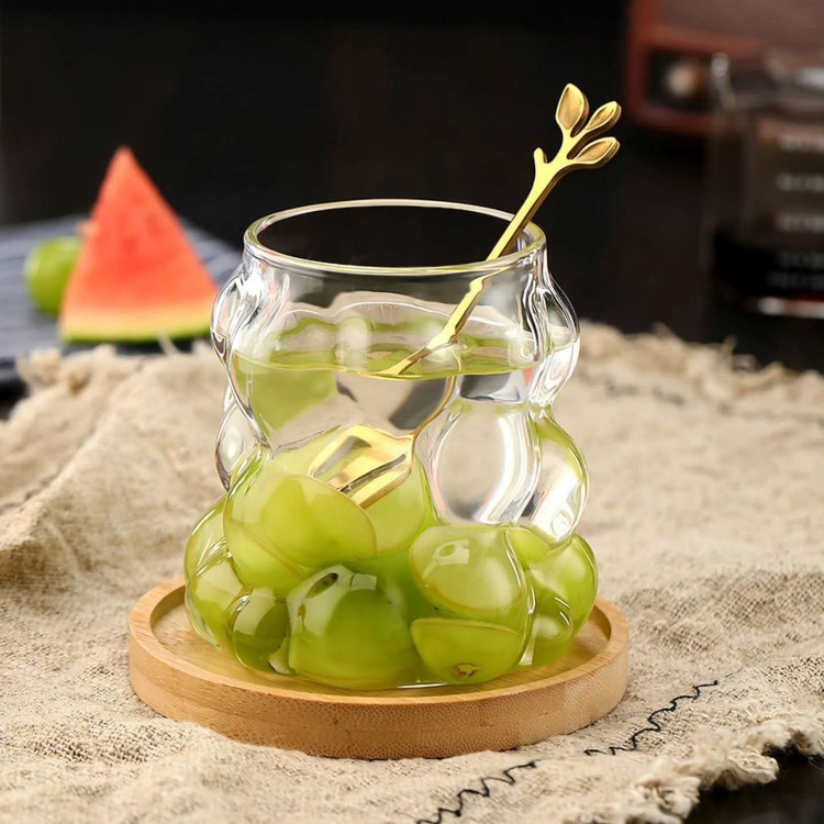 لیوان اسموتی حبابی bubble