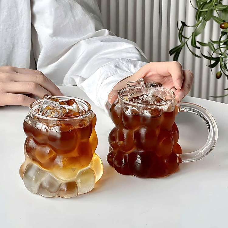 لیوان اسموتی حبابی bubble