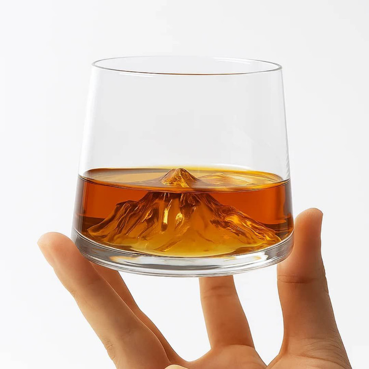 نیم لیوان کوه یخ ساده برند Deli glass