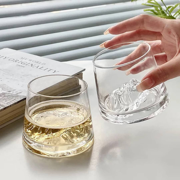 نیم لیوان کوه یخ ساده برند Deli glass