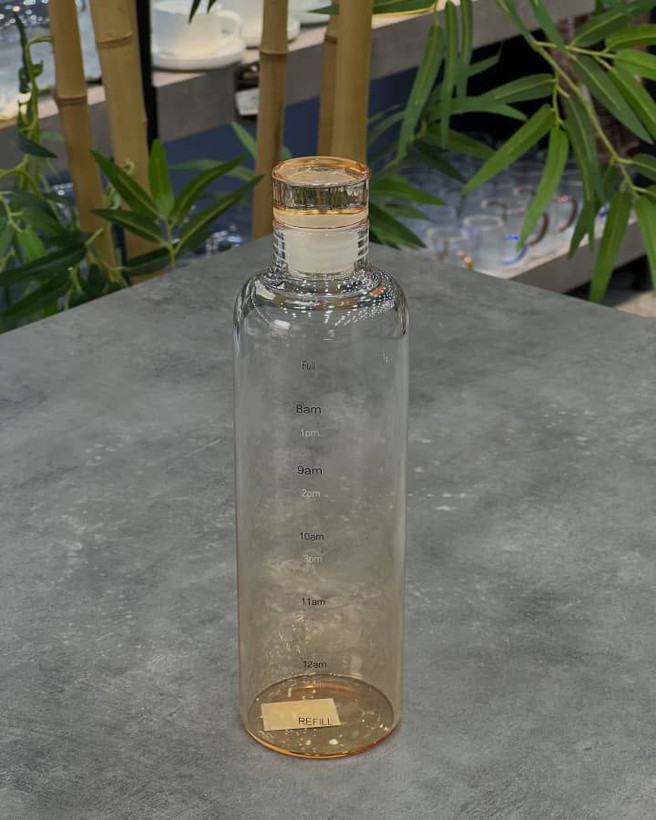 بطری آب پیرکس ساده و رنگی