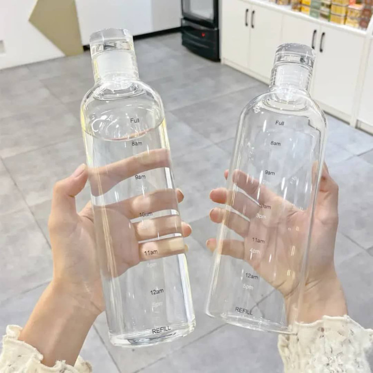 بطری آب پیرکس ساده و رنگی