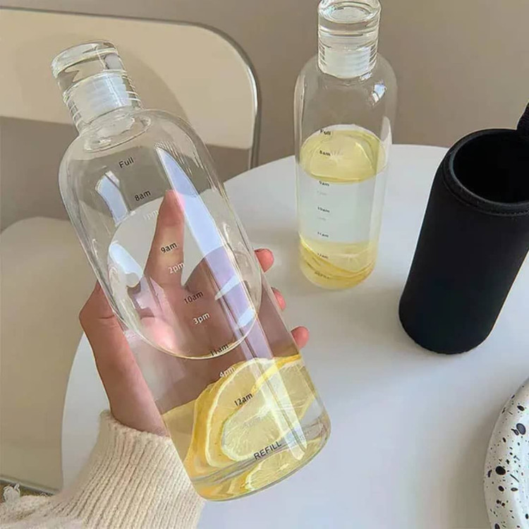 بطری آب پیرکس ساده و رنگی